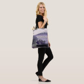 Samurai-Tasche Mount Fuji Japanische Kunst Tasche (Am Model)
