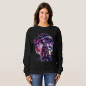 Samurai Tiger Artwork Japanisch Ninja Tiger Japane Sweatshirt (Vorne ganz)