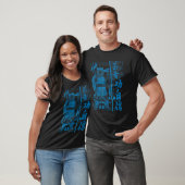 Samurai-Tiger-Kanji-Krieger T-Shirt (Unisex)