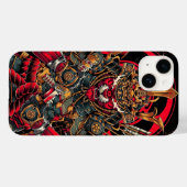 Samurai, Tiger Samurai, Katana Case-Mate iPhone Hülle (Rückseite (Horizontal))