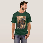 Samurai Tiger 🐯 ⚔️ | Warrior Jungle Vibe T-Shirt (Vorne ganz)