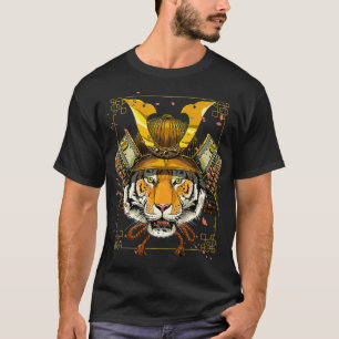 Samurai Tiger Warrior Samurai liebt Geschenk für F T-Shirt