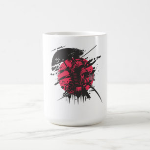 Samurai-Tinte-Kunst-Tasse Kaffeetasse