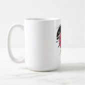 Samurai-Tinte-Kunst-Tasse Kaffeetasse (Links)