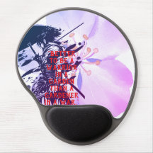 Samurai-Tinte-Kunst-Zen-Bushido-Gel-Mauspad