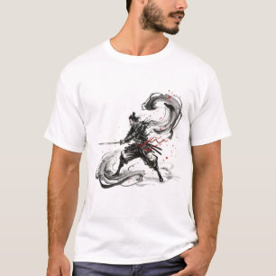 Samurai-Tintensturm T-Shirt