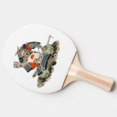 Samurai Tischtennis Schläger (Seitenansicht)