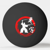 Samurai Tischtennisball (Rückseite)