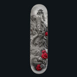 Samurai-Todesplattform Skateboard<br><div class="desc">Samurai-Todesplattform durch städtischen Untergrund.</div>
