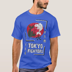 Samurai Tokyo Fighters Koi Züchter Angler FanArt   T-Shirt