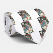 Samurai tötet einen Dämon, alte japanische Malerei Krawatte (Gerollt)