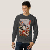 Samurai Tragen eines Schädelmusters Sweatshirt (Vorne ganz)