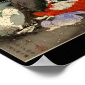 Samurai-Training mit Tengu, Circa 1800 Poster (Ecke)