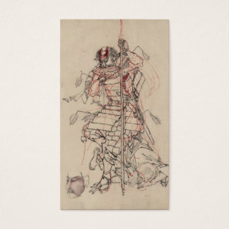 Samurai trinken Sake um 1800