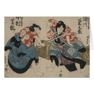 Samurai-Überfahrt-Schwerter circa 1825