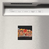 Samurai und Demon Japanisches Festival Float Magnet (In Situ (Geschirrspüler))
