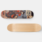 Samurai und Demon Skateboard (Horizontal)