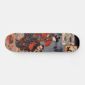 Samurai und Demon Skateboard (Horizontal)