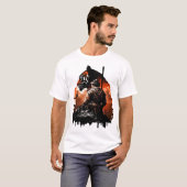 Samurai und der Tiger - Die perfekte Gewerkschaft  T-Shirt (Vorne ganz)
