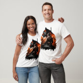 Samurai und der Tiger - Die perfekte Gewerkschaft  T-Shirt (Unisex)
