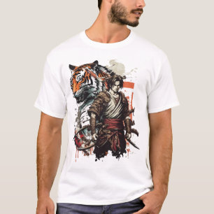 Samurai und der Tiger - Die perfekte Gewerkschaft  T-Shirt