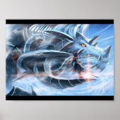 Samurai und Eisdrache Poster (Vorne)