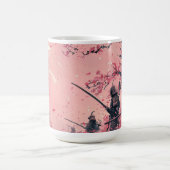 Samurai und Sakura Kaffeetasse (Mittel)