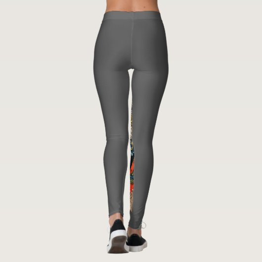 Samurai und Schwert Leggings (Rückseite)