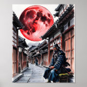 Samurai Under the Blood Moon Poster (Vorne)