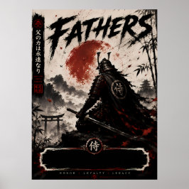 Samurai-Väter-Erbe-Poster Poster