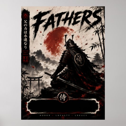Samurai-Väter-Erbe-Poster Poster (Vorne)