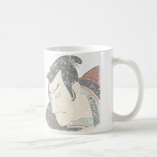 Samurai verblasst kaffeetasse (Rechts)
