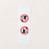 Samurai Visitenkarten (Außenseite Aufgefaltet)