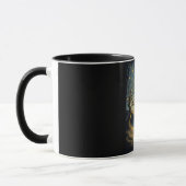 Samurai vom Wutang, Retro Dark Tasse (Links)