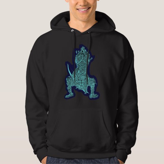 Samurai von Brian Benson Hoodie (Vorderseite)