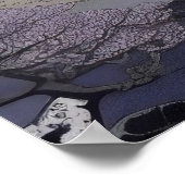 Samurai Wall Art Mount Fuji Japanese Poster (Ecke)