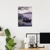 Samurai-Wandkunst, Mount Fuji, japanischer Poster (Heimbüro)