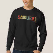 Samurai Warrior Armor Japanischer Gefechter Samura Sweatshirt (Vorderseite)