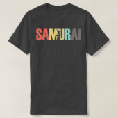 Samurai Warrior Armor Japanischer Gefechter Samura T-Shirt (Design vorne)
