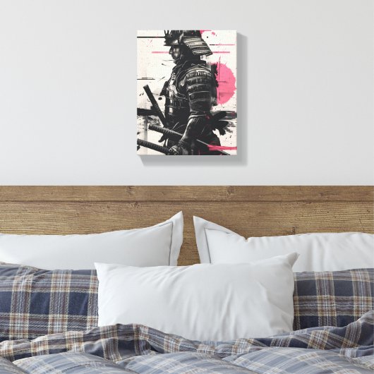 Samurai Warrior Art Leinwanddruck (Insitu (Schlafzimmer))