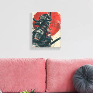 Samurai Warrior Art Leinwanddruck