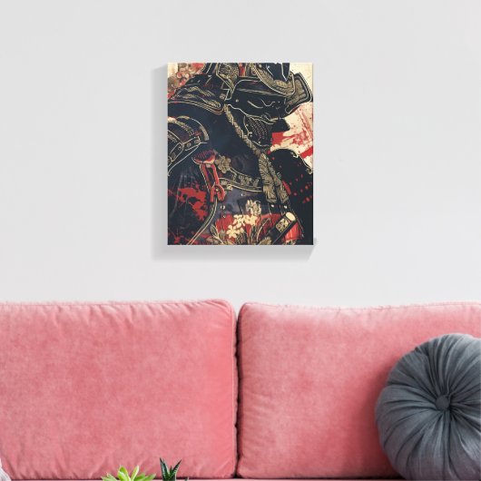 Samurai Warrior Art Leinwanddruck (Insitu (Wohnzimmer))