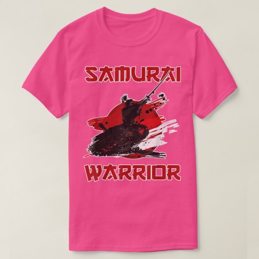 Samurai Warrior Asian Art Fight T - Shirt Copy Co (Design vorne)