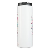 Samurai Warrior at Mount Fuji Japanese Art Thermosbecher (Rückseite)