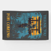 Samurai Warrior Birthday Party Custom Banner (Horizontal)