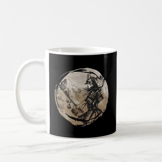 Samurai Warrior Bushido Code japanische Schwerter Kaffeetasse (Links)