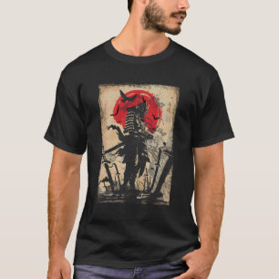 Samurai Warrior Bushido Code Japanische Schwertmän T-Shirt
