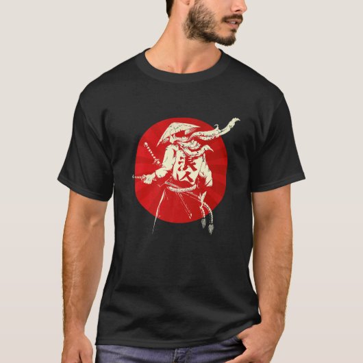 Samurai Warrior Bushido Code Japanische Schwertmän T-Shirt (Vorderseite)