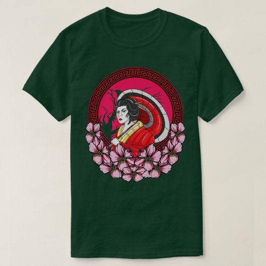 Samurai Warrior Bushido Code Japanisches Schwertmä T-Shirt (Design vorne)
