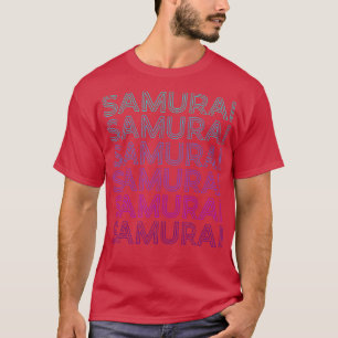 Samurai Warrior Bushido Japanischer Retro-T - Shir T-Shirt